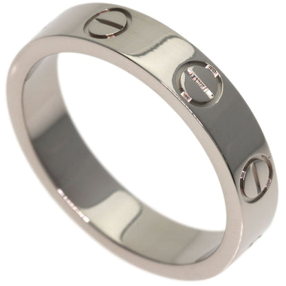 CARTIER love ring #48 Ring K18 White Gold Ladies [Used]
