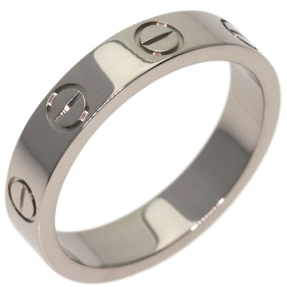 CARTIER love ring #48 Ring K18 White Gold Ladies [Used]