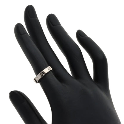 CARTIER love ring #48 Ring K18 White Gold Ladies [Used]