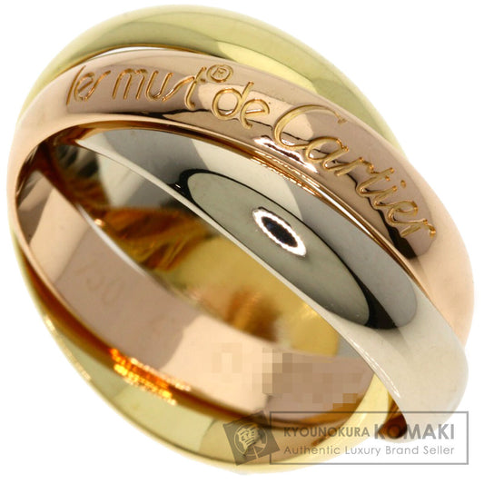 CARTIER Trinity #47 Ring K18 Yellow Gold 18K Pink GoldLadies [Used]