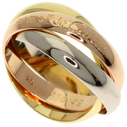 CARTIER Trinity #49 Ring K18 Yellow Gold K18 White GoldLadies [Used]