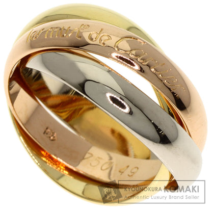 CARTIER Trinity #49 Ring K18 Yellow Gold K18 White GoldLadies [Used]