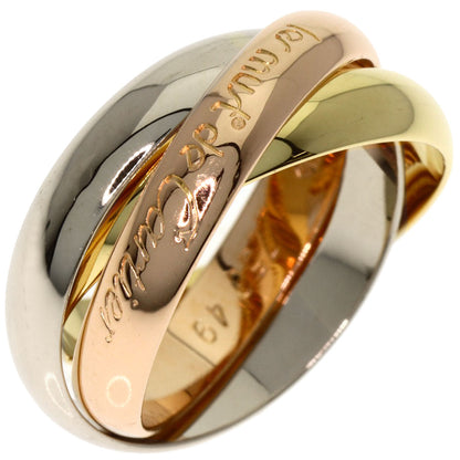CARTIER Trinity #49 Ring K18 Yellow Gold K18 White GoldLadies [Used]