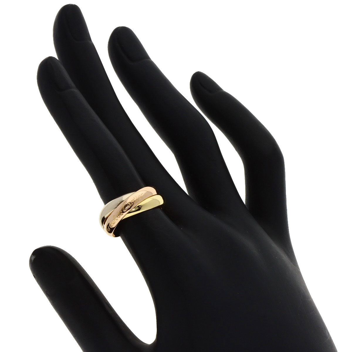 CARTIER Trinity #49 Ring K18 Yellow Gold K18 White GoldLadies [Used]