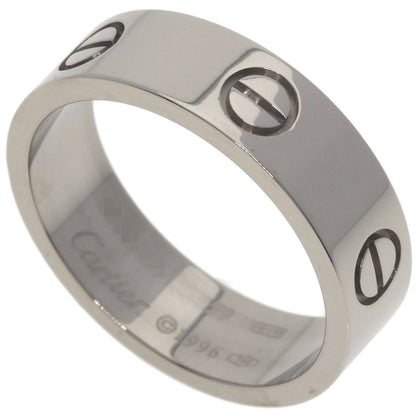 CARTIER love ring #59 Ring K18 White Gold Ladies [Used]