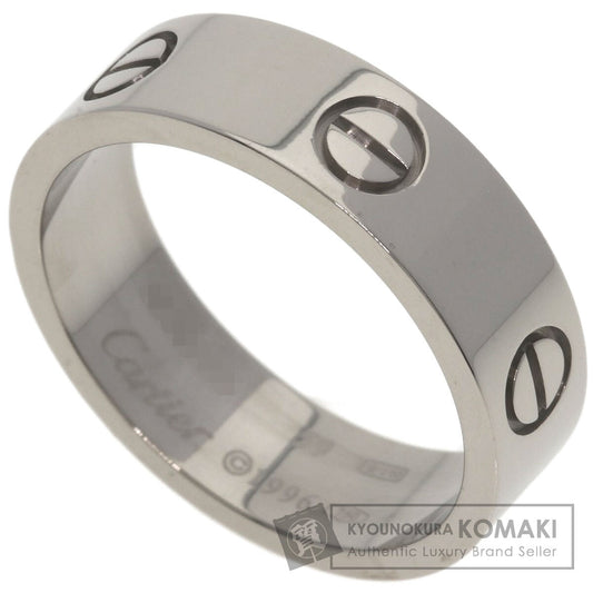 CARTIER love ring #59 Ring K18 White Gold Ladies [Used]