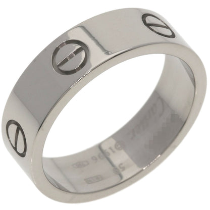 CARTIER love ring #59 Ring K18 White Gold Ladies [Used]