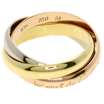 CARTIER Trinity #53 Ring K18 Yellow Gold 18K Pink GoldLadies [Used]