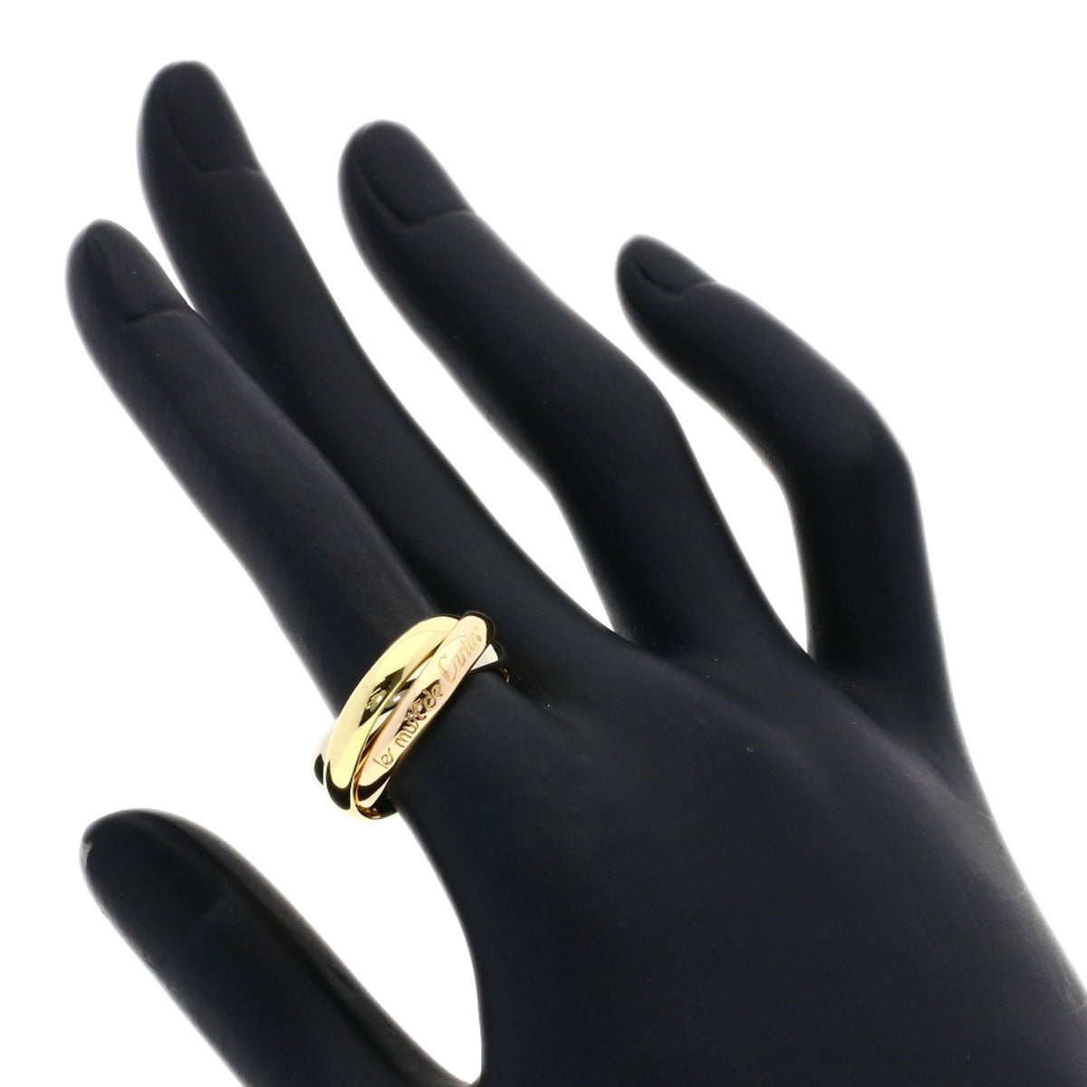 CARTIER Trinity #53 Ring K18 Yellow Gold 18K Pink GoldLadies [Used]
