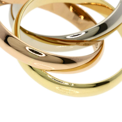 CARTIER Trinity #53 Ring K18 Yellow Gold 18K Pink GoldLadies [Used]