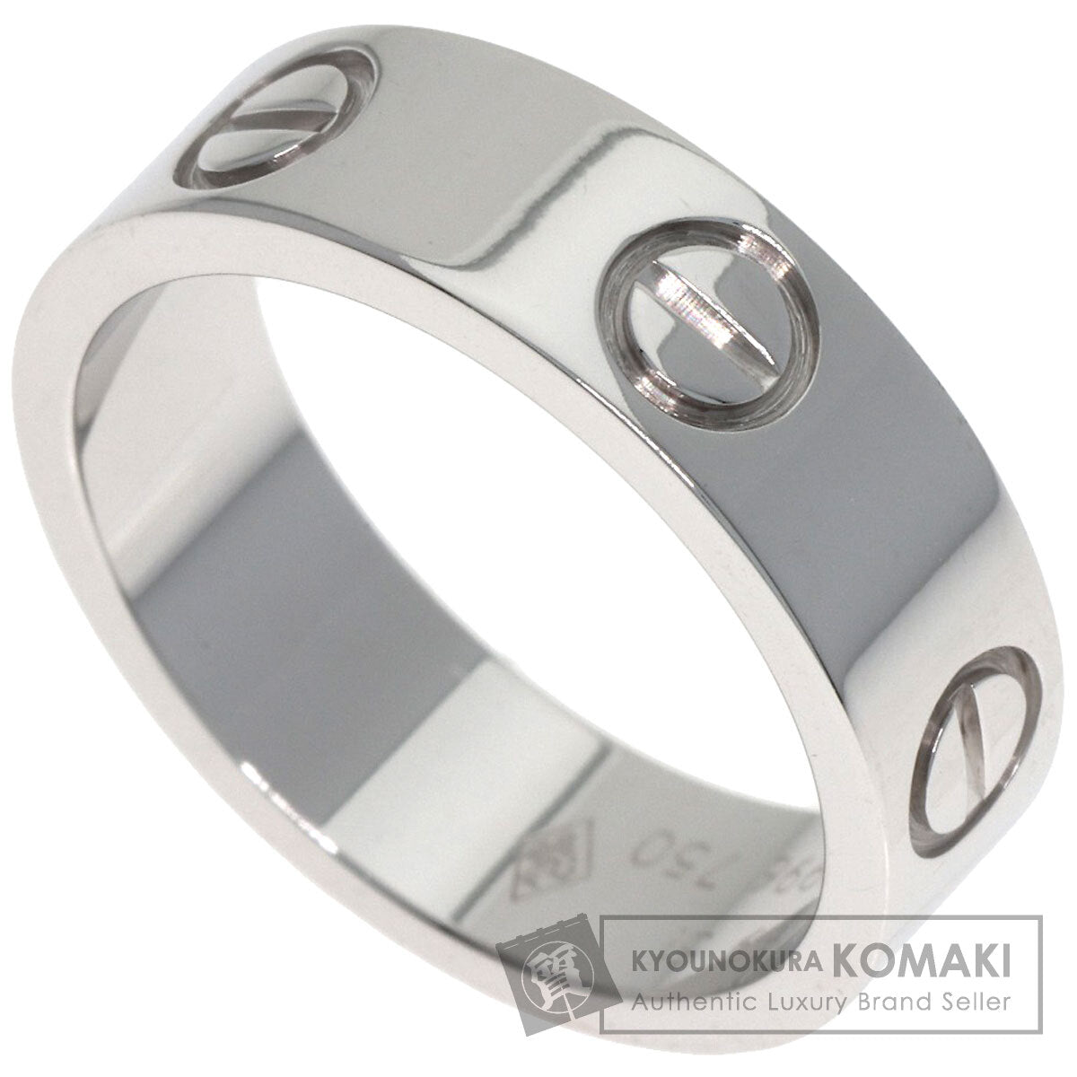 CARTIER Love Ring #51 Ring K18 White Gold Ladies [Used]