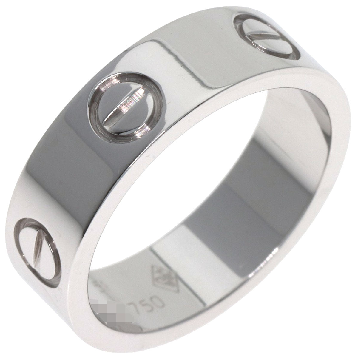 CARTIER Love Ring #51 Ring K18 White Gold Ladies [Used]