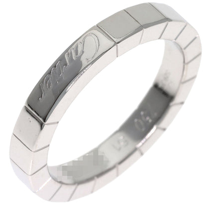 CARTIER Laniere # 51 Ring K18 White Gold Ladies [Used]