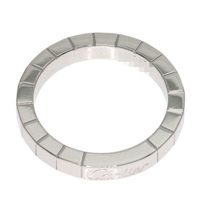 CARTIER Laniere # 51 Ring K18 White Gold Ladies [Used]