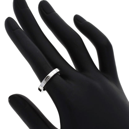 CARTIER Laniere # 51 Ring K18 White Gold Ladies [Used]