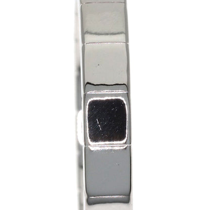 CARTIER Laniere # 51 Ring K18 White Gold Ladies [Used]