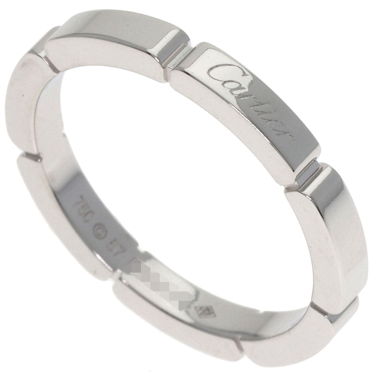 CARTIER Mayon PANTHERE # 57 Ring K18 White Gold Ladies [Used]