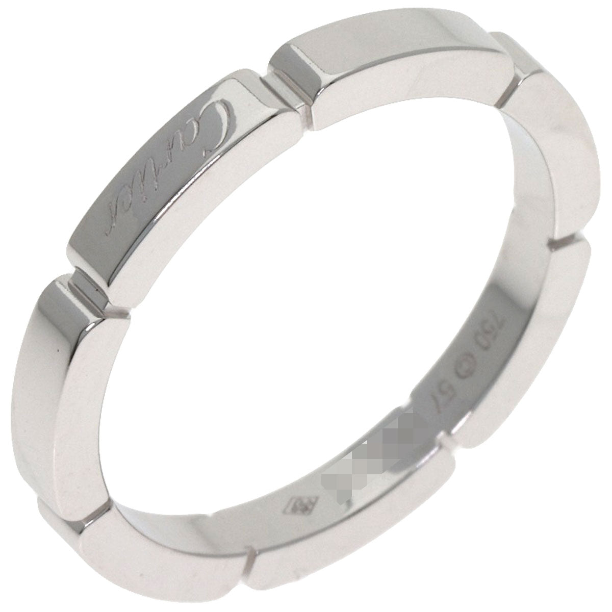 CARTIER Mayon PANTHERE # 57 Ring K18 White Gold Ladies [Used]
