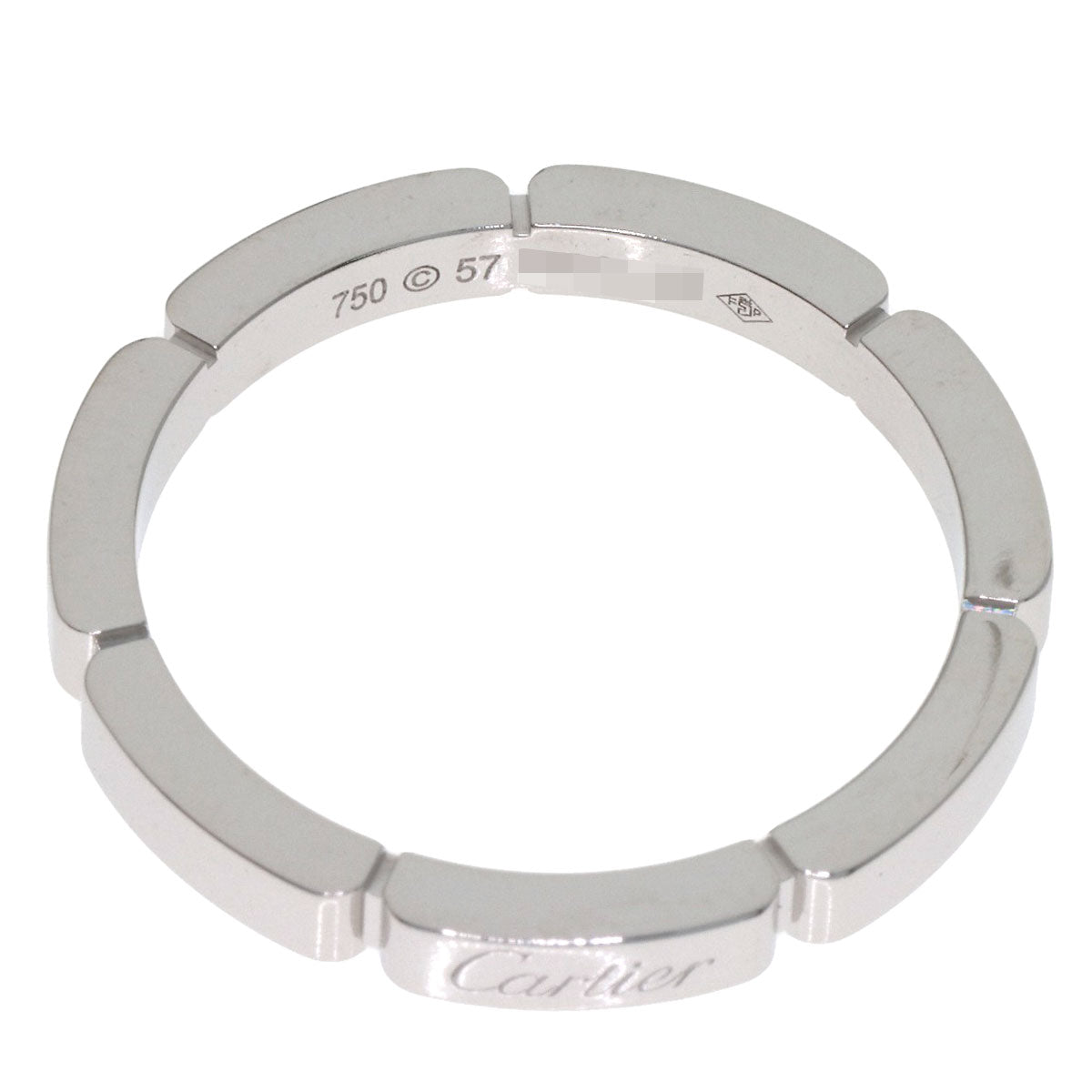 CARTIER Mayon PANTHERE # 57 Ring K18 White Gold Ladies [Used]