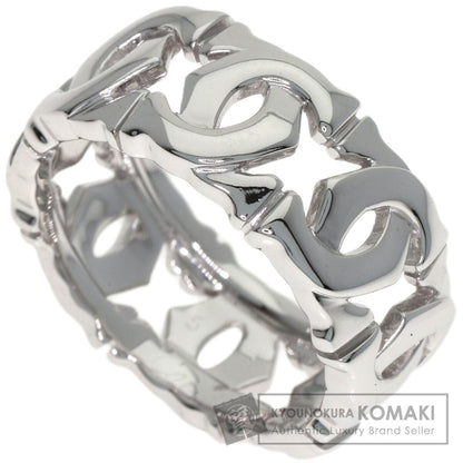 CARTIER Entrelaces Small #51 Ring K18 White Gold Ladies [Used]