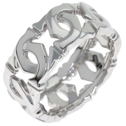 CARTIER Entrelaces Small #51 Ring K18 White Gold Ladies [Used]