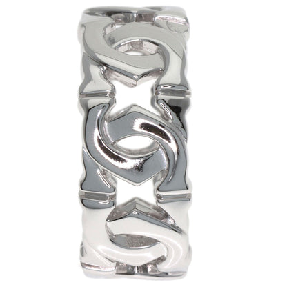 CARTIER Entrelaces Small #51 Ring K18 White Gold Ladies [Used]