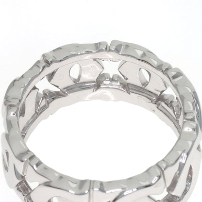 CARTIER Entrelaces Small #51 Ring K18 White Gold Ladies [Used]