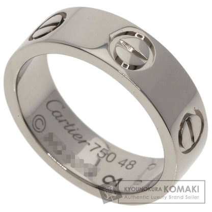 CARTIER love ring #48 Ring K18 White Gold Ladies [Used]