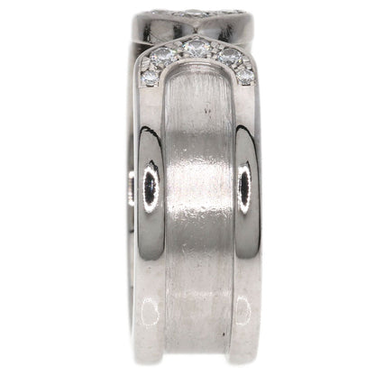 CARTIER C2 Ring SM Diamond #47 Ring K18 White Gold Ladies [Used]