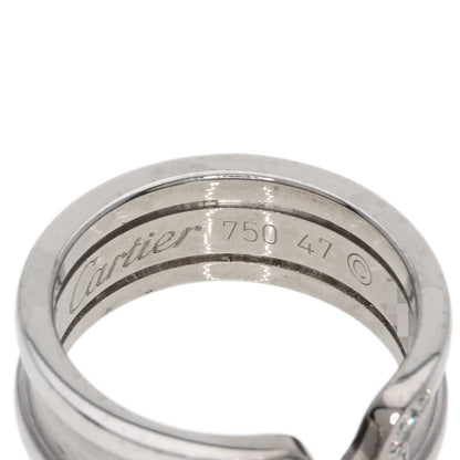 CARTIER C2 Ring SM Diamond #47 Ring K18 White Gold Ladies [Used]