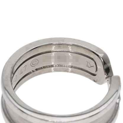 CARTIER C2 Ring SM Diamond #47 Ring K18 White Gold Ladies [Used]