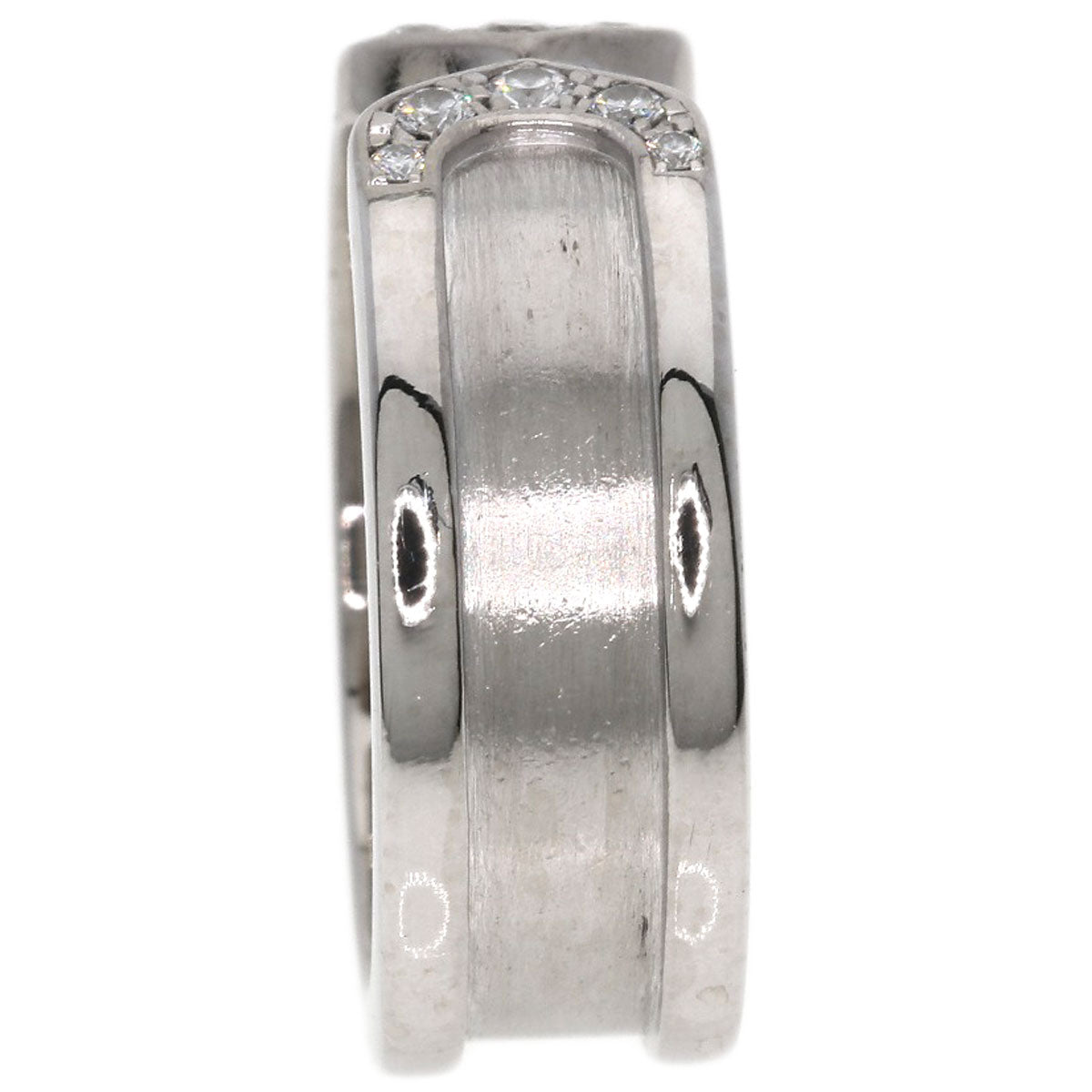 CARTIER C2 Ring SM Diamond #47 Ring K18 White Gold Ladies [Used]