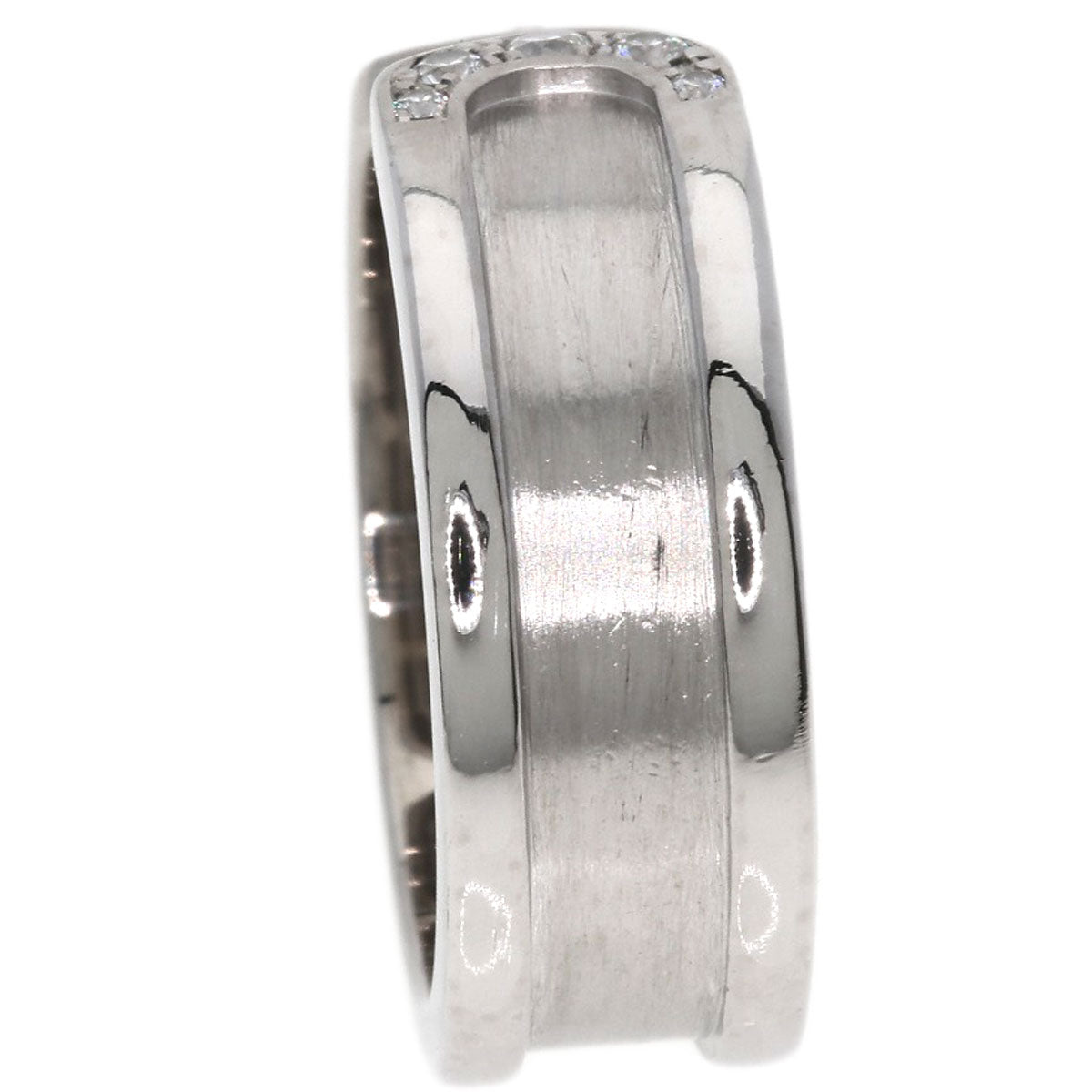 CARTIER C2 Ring SM Diamond #47 Ring K18 White Gold Ladies [Used]