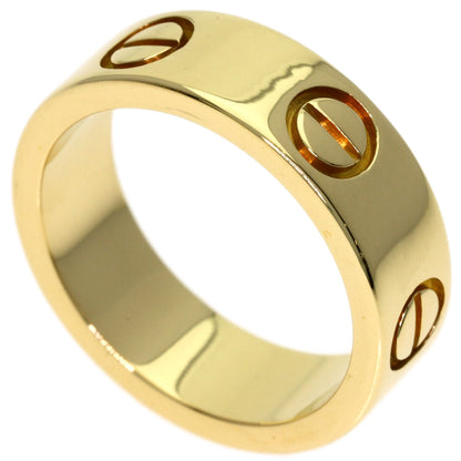 CARTIER love ring #48 Ring K18 Yellow Gold Ladies [Used]