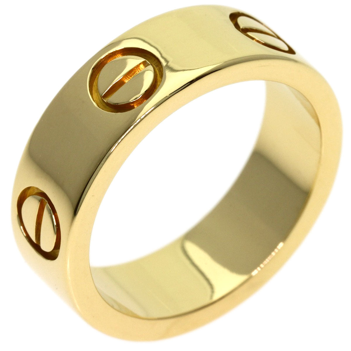 CARTIER love ring #48 Ring K18 Yellow Gold Ladies [Used]