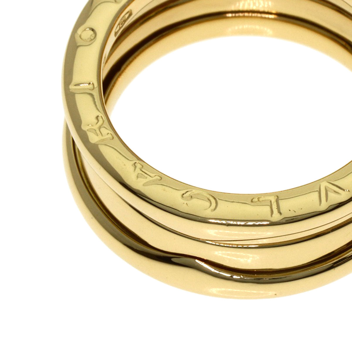BVLGARI B.zero1 2 band #50 Ring K18 Yellow Gold Ladies [Used]