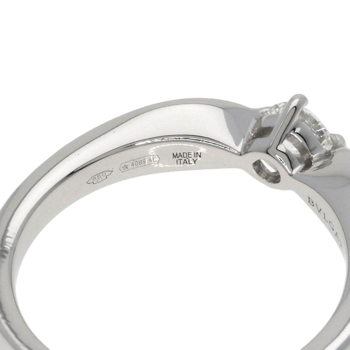 BVLGARI Dedicata a Venezia Diamond E-IF-EX Ring Platinum PT950 Ladies [Used]