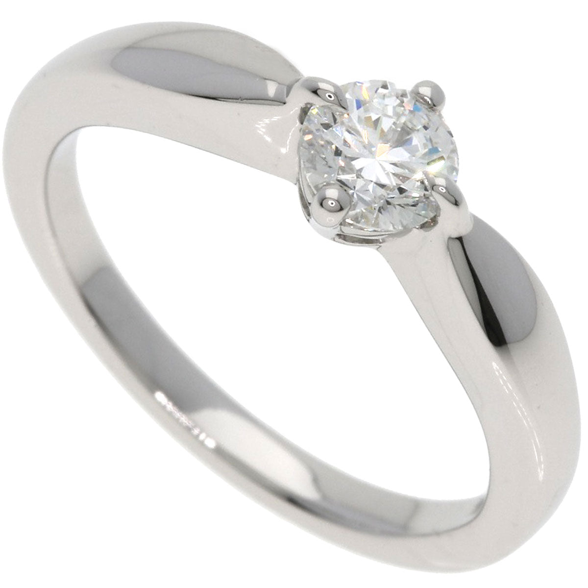 BVLGARI Dedicata a Venezia Diamond F-VVS2-EX Ring Platinum PT950 Ladies [Used]
