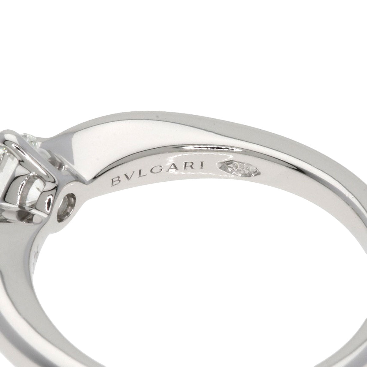 BVLGARI Dedicata a Venezia Diamond F-VVS2-EX Ring Platinum PT950 Ladies [Used]