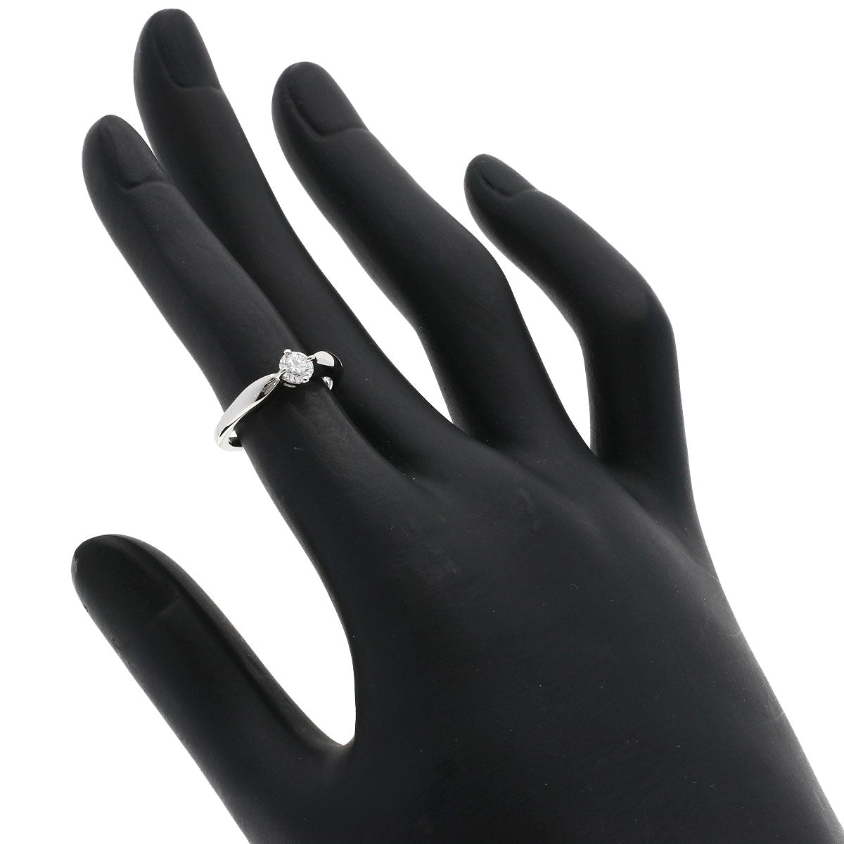 BVLGARI Dedicata a Venezia Diamond F-VVS2-EX Ring Platinum PT950 Ladies [Used]
