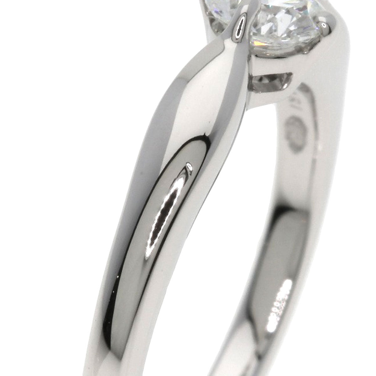 BVLGARI Dedicata a Venezia Diamond F-VVS2-EX Ring Platinum PT950 Ladies [Used]