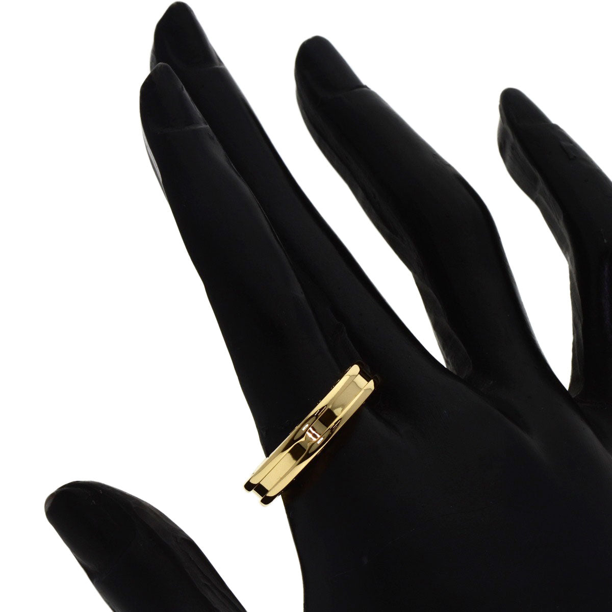 BVLGARI B.zero1 1 band #59 Ring K18 Yellow Gold Ladies [Used]