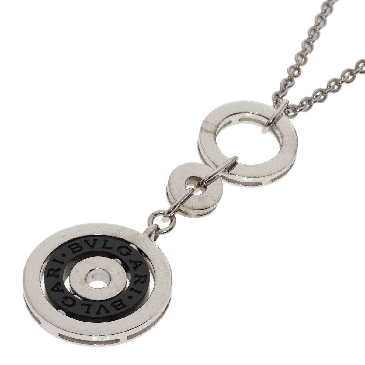 BVLGARI Asturale Cerki Necklace K18 White Gold CeramicLadies [Used]