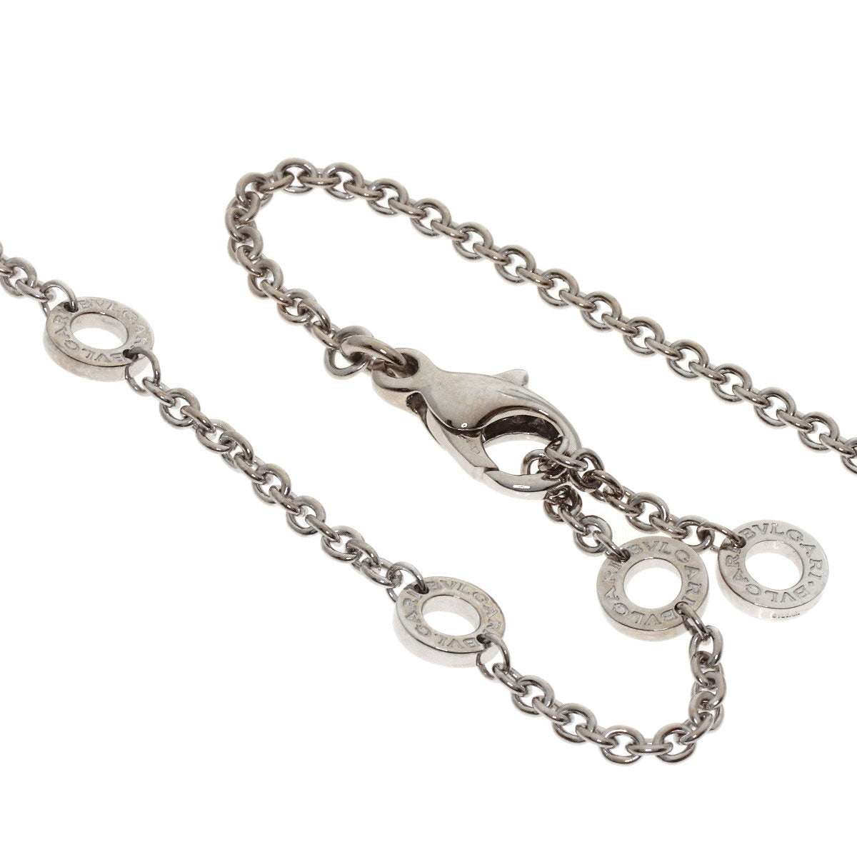 BVLGARI Asturale Cerki Necklace K18 White Gold CeramicLadies [Used]