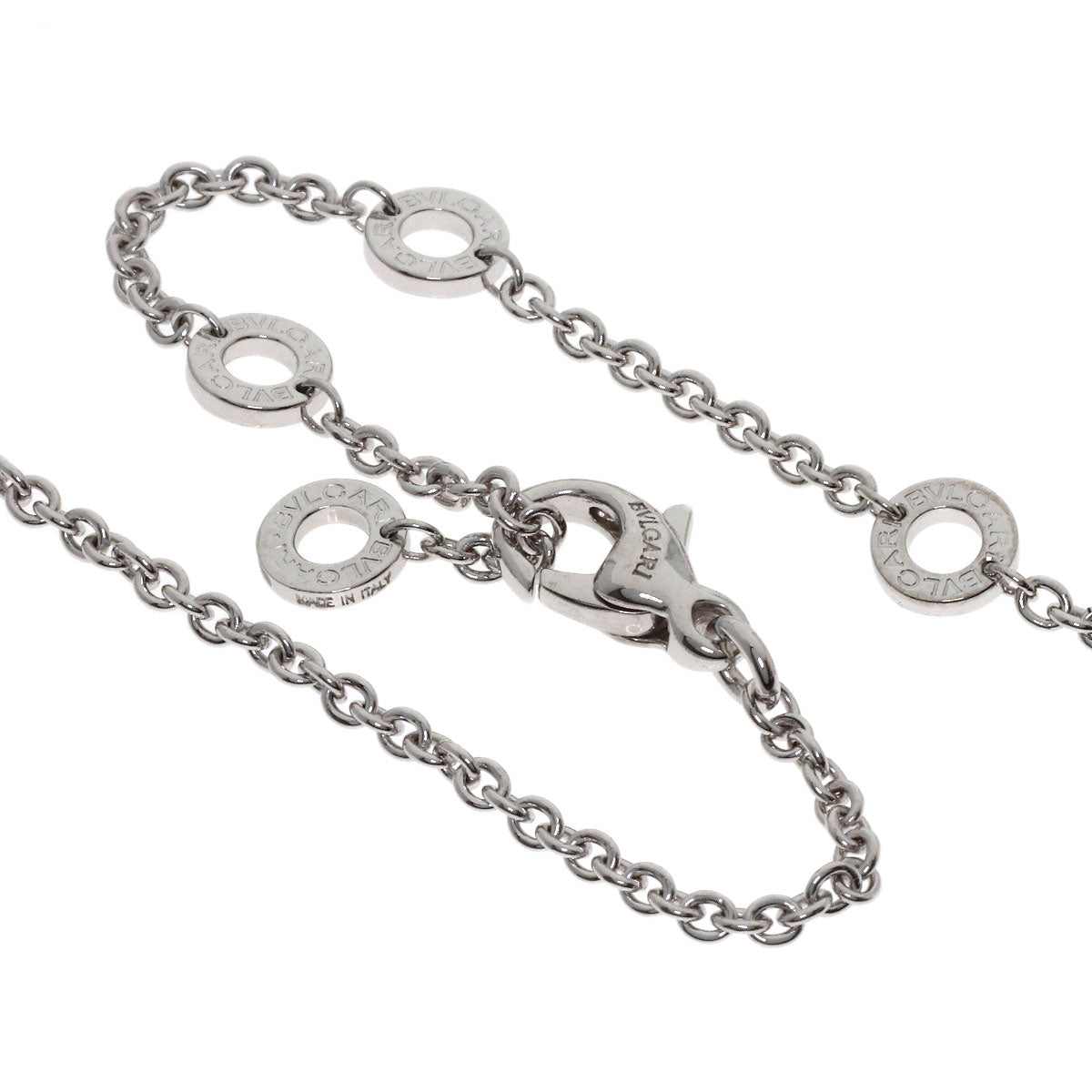 BVLGARI Asturale Cerki Necklace K18 White Gold Ladies [Used]
