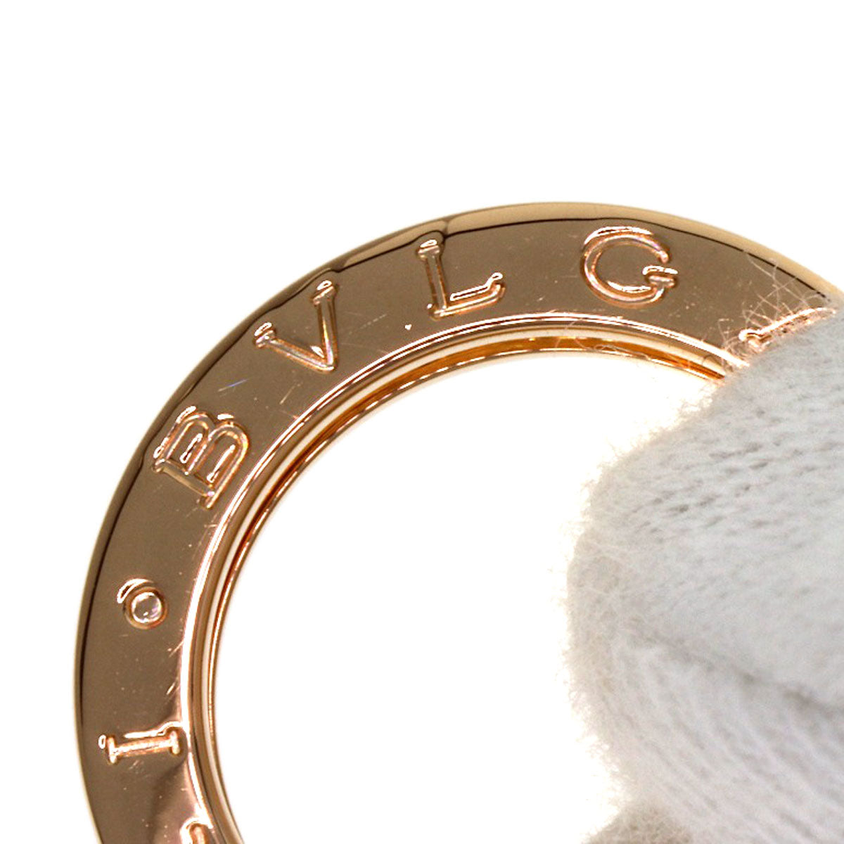 BVLGARI B.zero1 1 band #48 Ring K18 Pink Gold Ladies [Used]