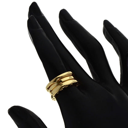 BVLGARI B.zero1 2 Band #51 Ring K18 Yellow Gold Ladies [Used]