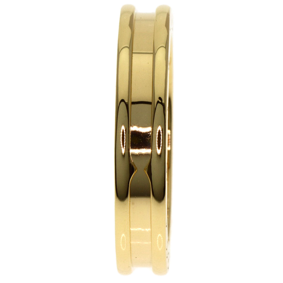 BVLGARI B.zero1 1 Band #61 Ring K18 Yellow Gold Ladies [Used]