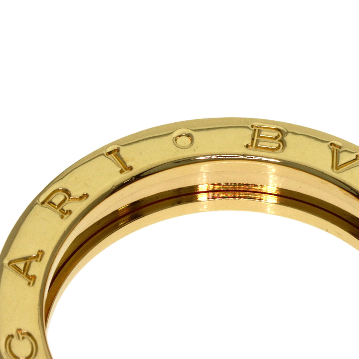 BVLGARI B.zero1 1 Band #61 Ring K18 Yellow Gold Ladies [Used]