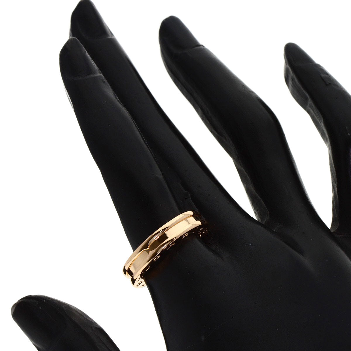 BVLGARI B.zero1 1 band #52 Ring K18 Pink Gold Ladies [Used]